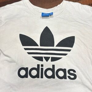 Adidas White T-Shirt - XL